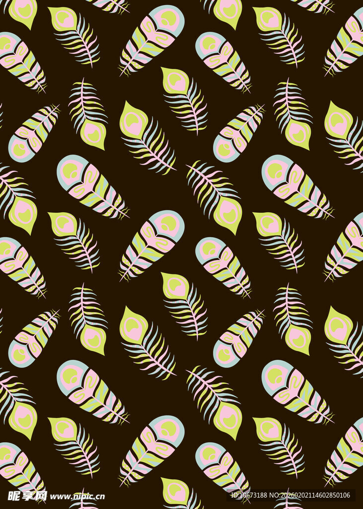 多彩灯泡图案背景