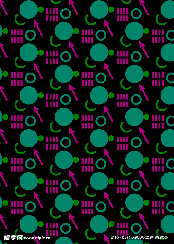 多彩几何图案背景纹理