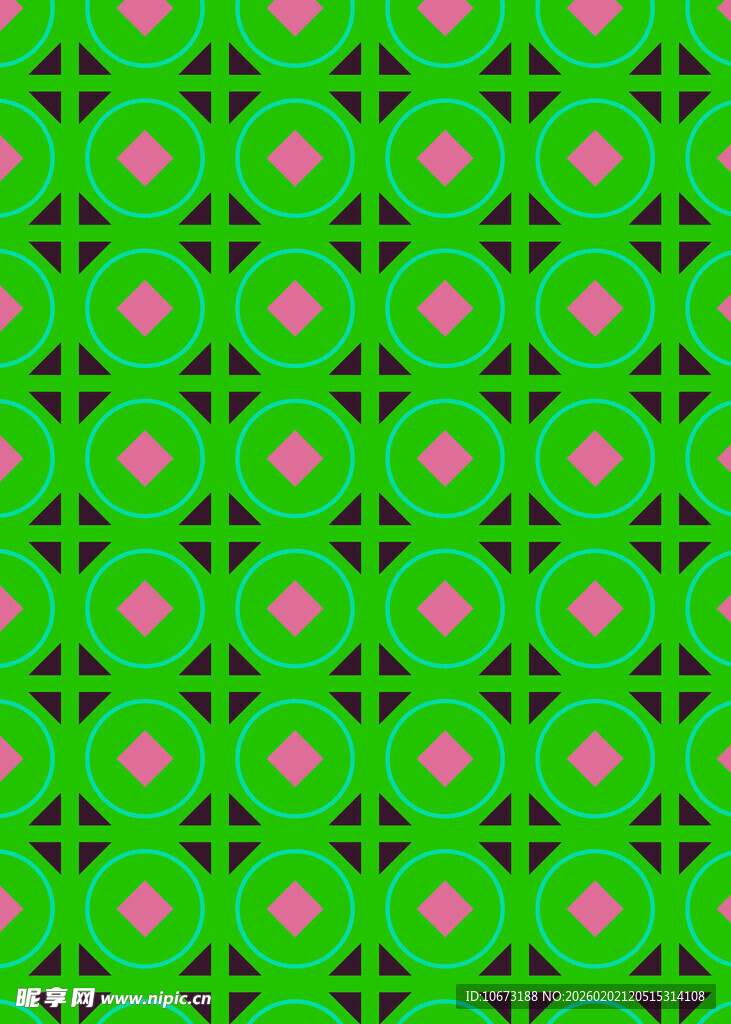 绿色几何图案背景纹理