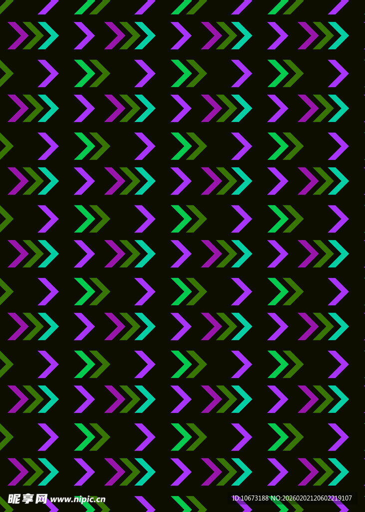 多彩箭头图案背景