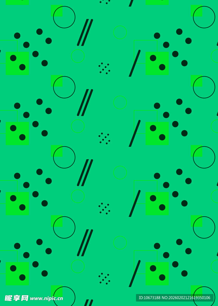 绿色几何图案背景纹理