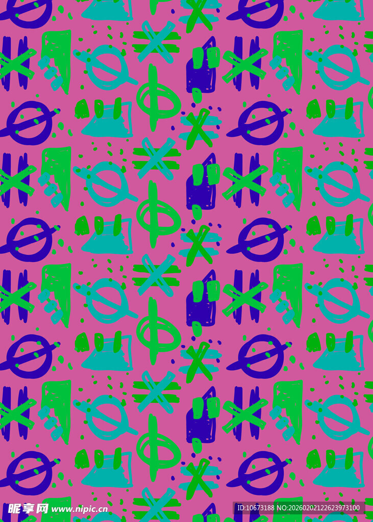 多彩几何图案纹理背景