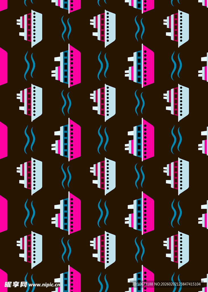 几何图案咖啡杯无缝背景