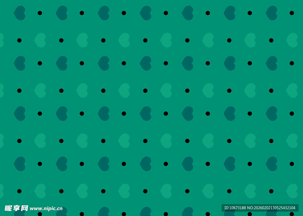 蓝绿色波点图案背景