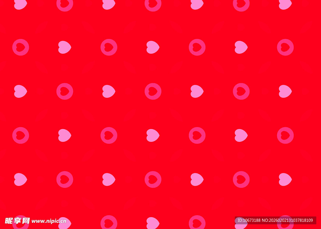 红色圆点图案背景