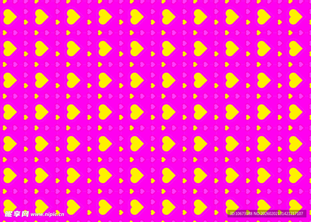 粉色背景上的黄色圆点图案