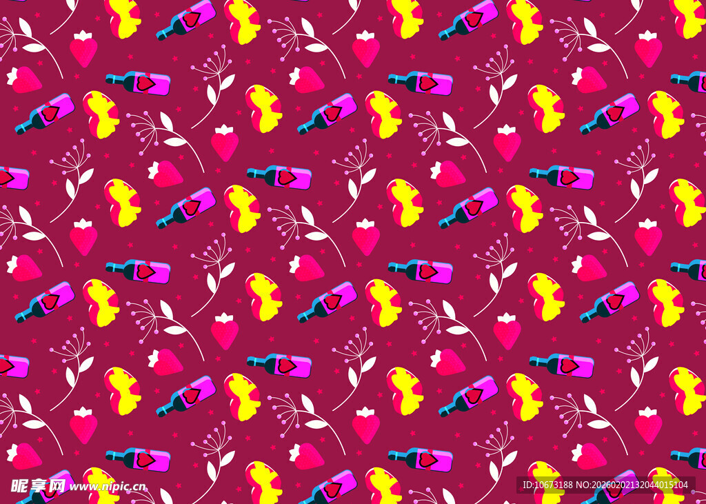 多彩几何图案背景纹理