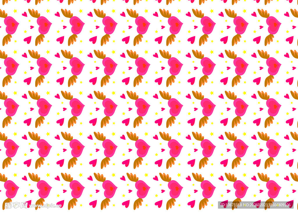 粉色独角兽图案背景