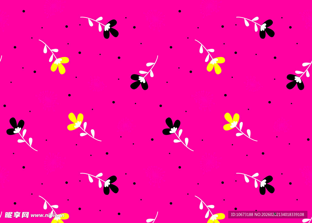 粉色米奇图案背景