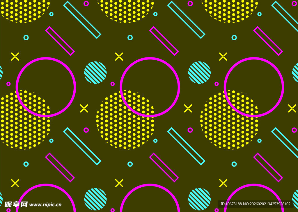 多彩几何图案背景