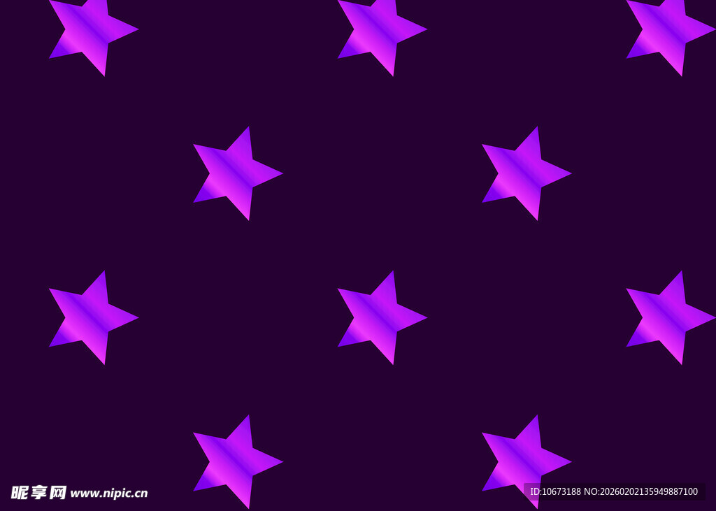 紫色星星图案背景