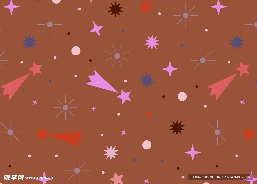 梦幻宇宙元素图案背景