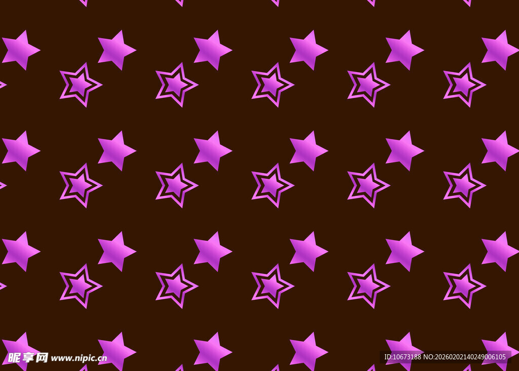 紫色星星图案背景