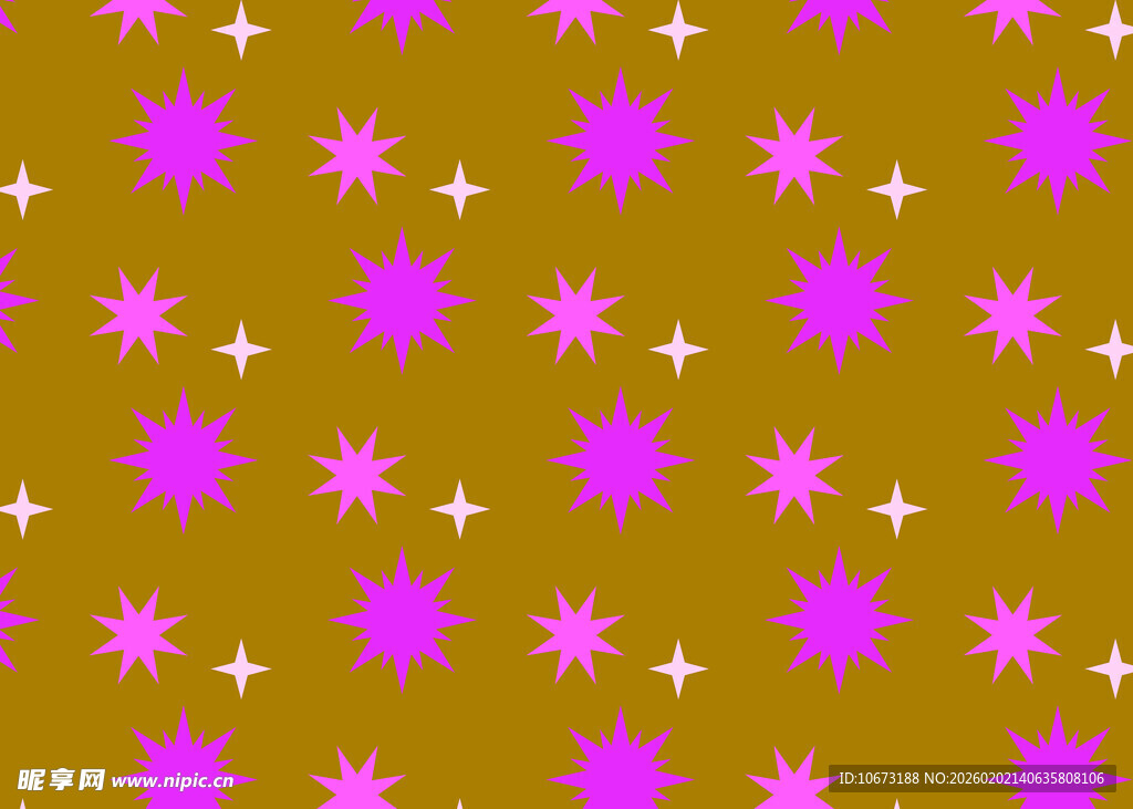 粉色星状图案背景