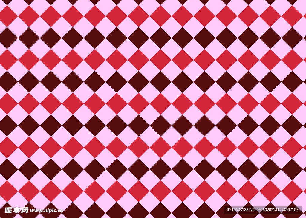 红黑菱形几何图案背景