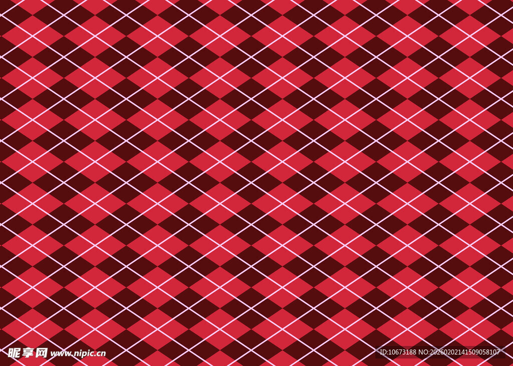 红色几何图案纹理背景