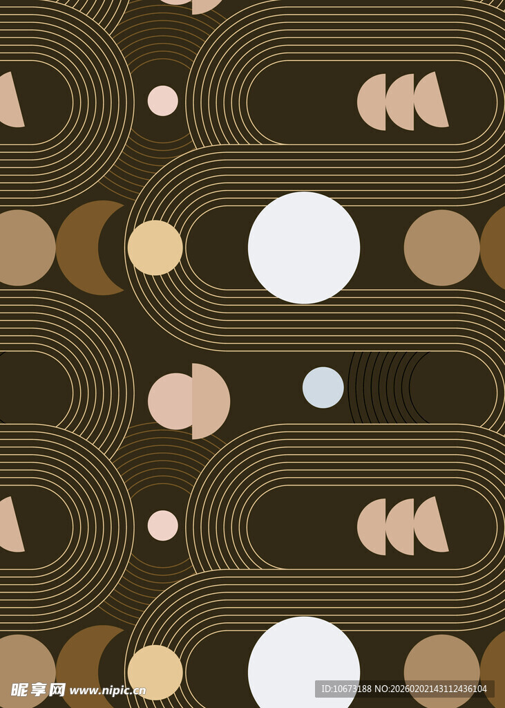 几何抽象图案背景设计