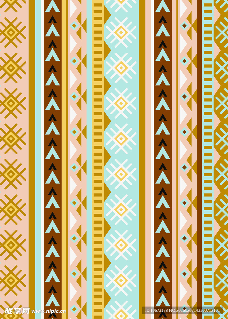 民族风几何图案纹理