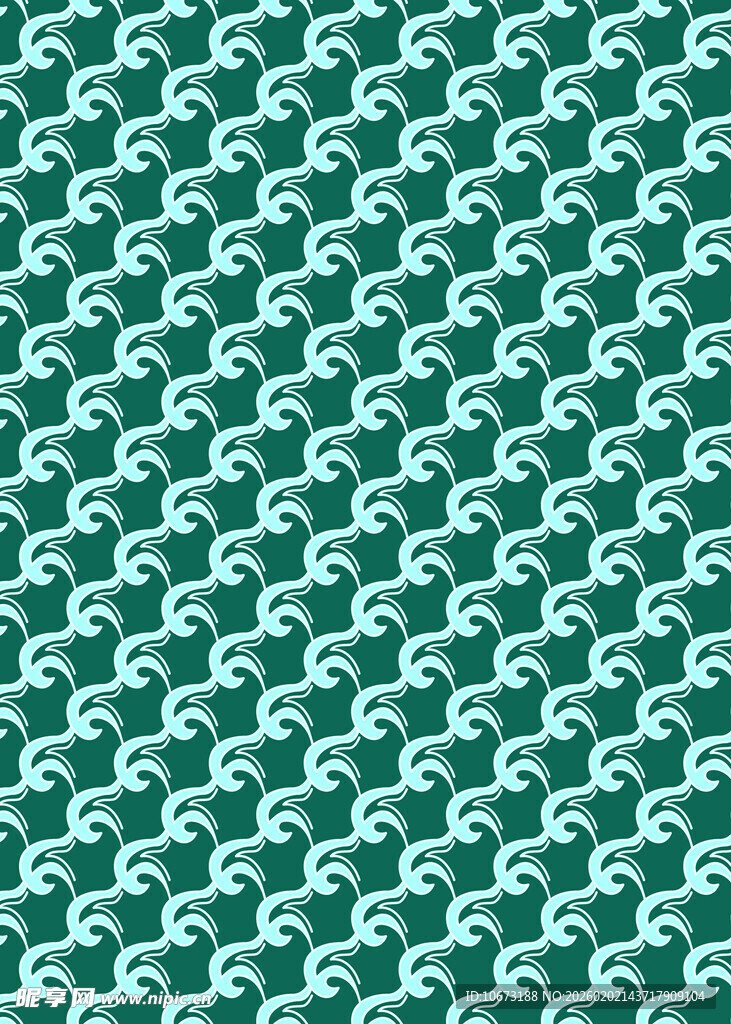 青绿色几何纹理图案