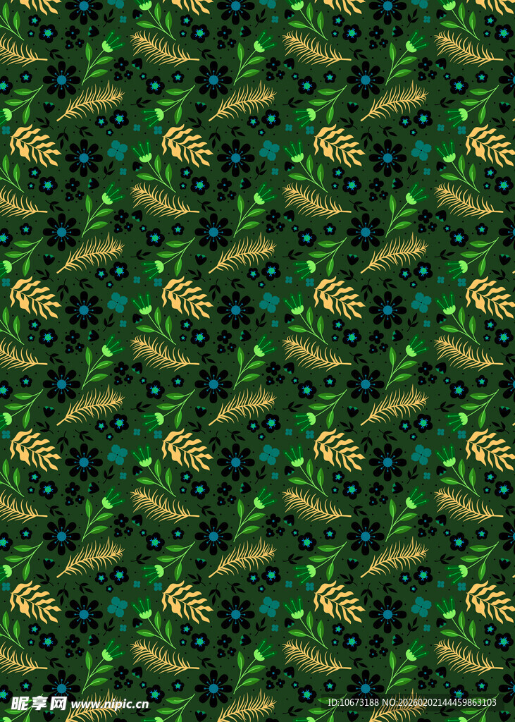 绿色迷彩图案纹理背景