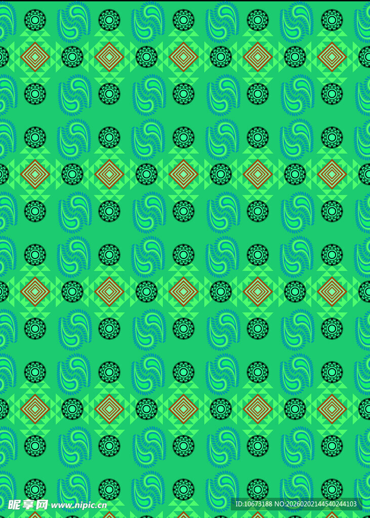 绿色几何图案背景纹理