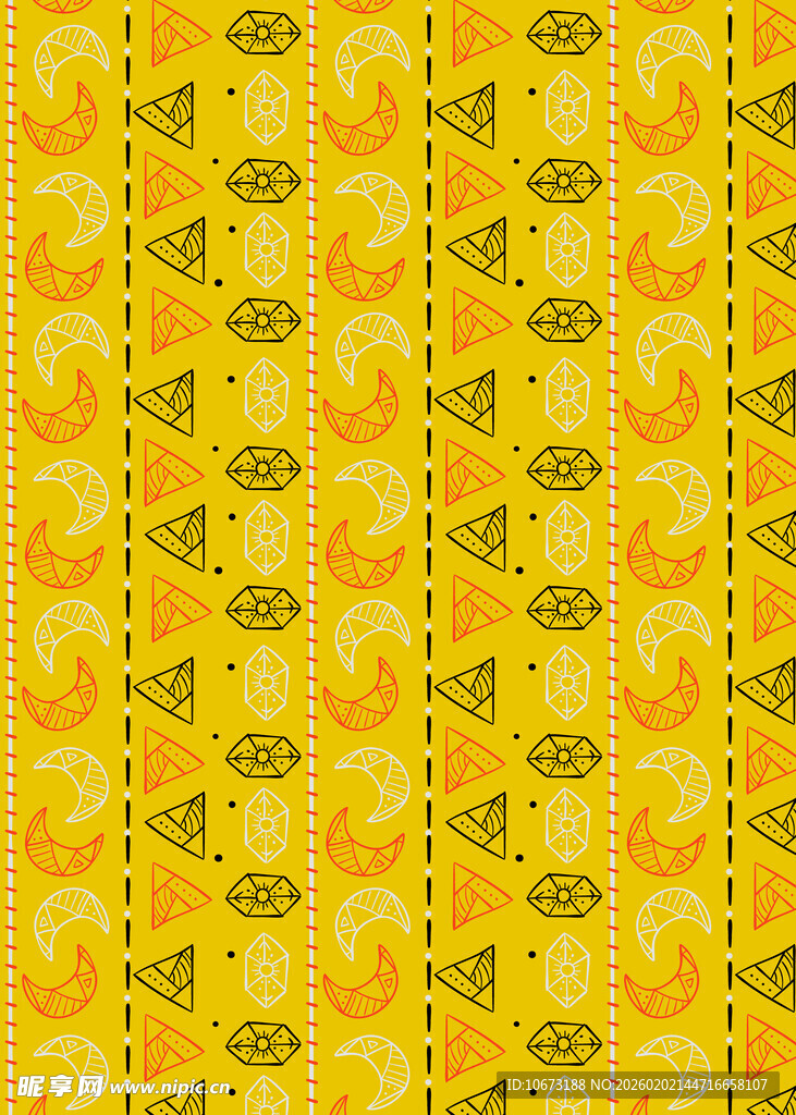 黄色几何图案背景纹理