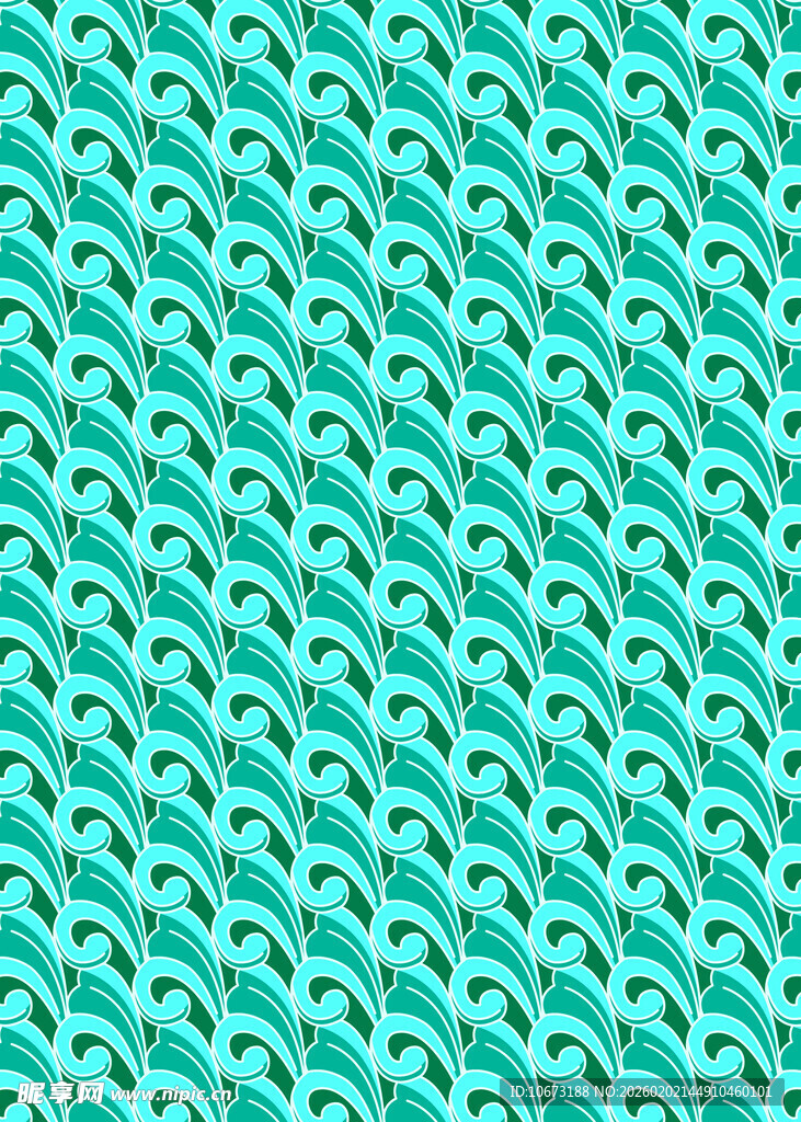 青绿色几何图案纹理背景