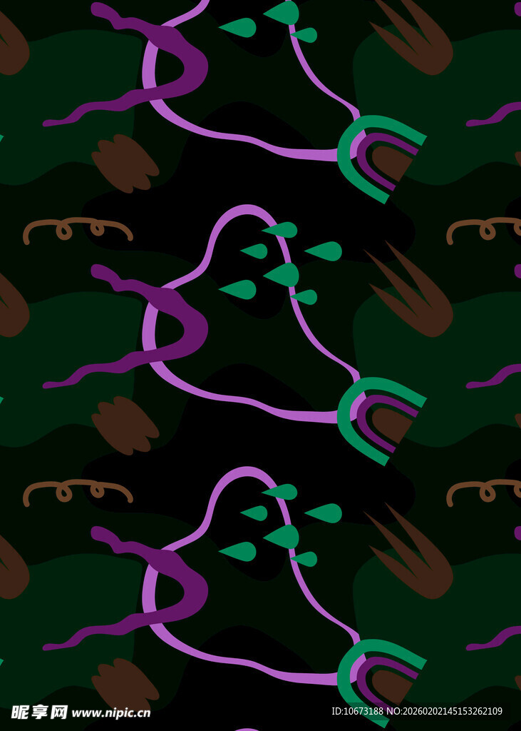 抽象神经脉络图案