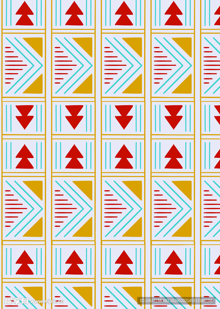 几何图案装饰性无缝背景