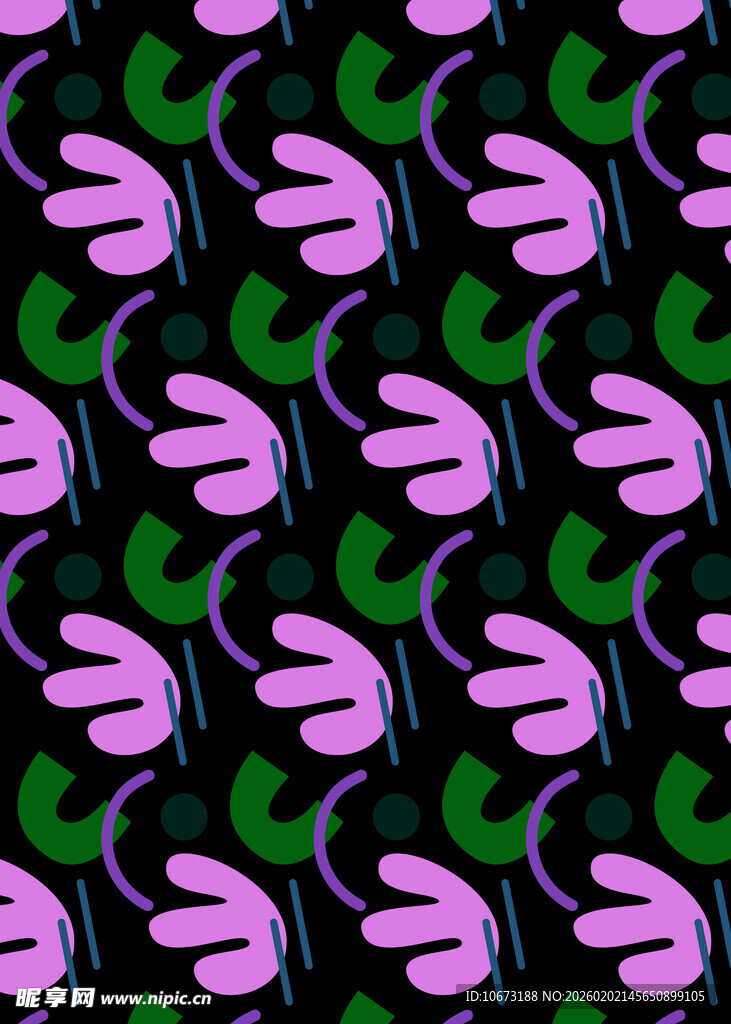 紫绿相间抽象图案纹理