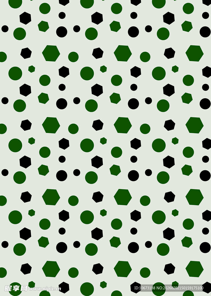 绿色波点图案背景