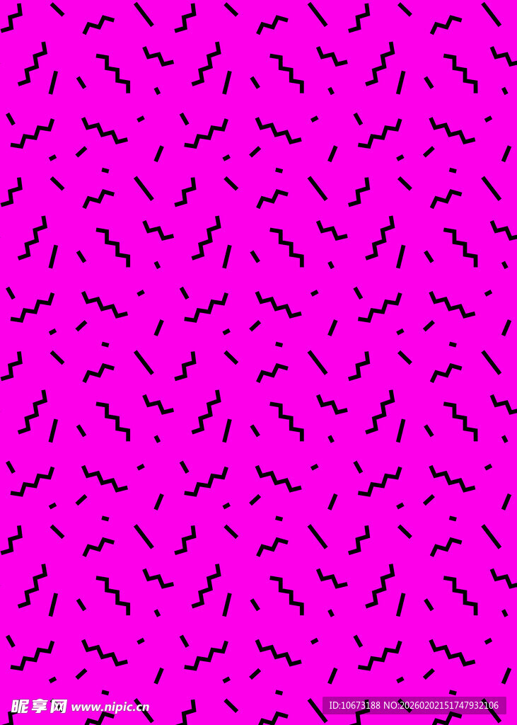粉色背景黑色图案纹理