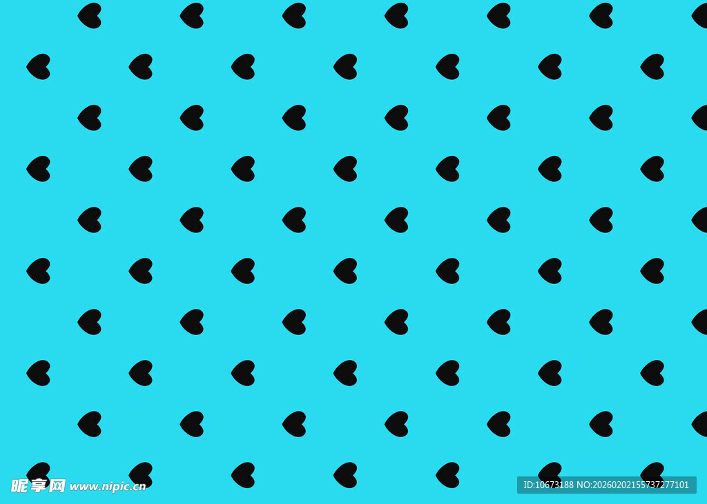 蓝色背景黑色圆点图案