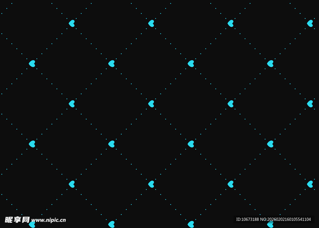 黑色背景上的蓝色点状图案