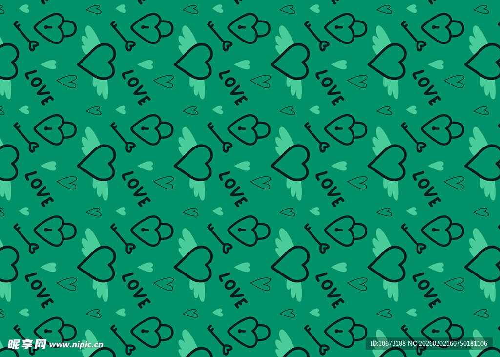 绿色美元符号图案背景