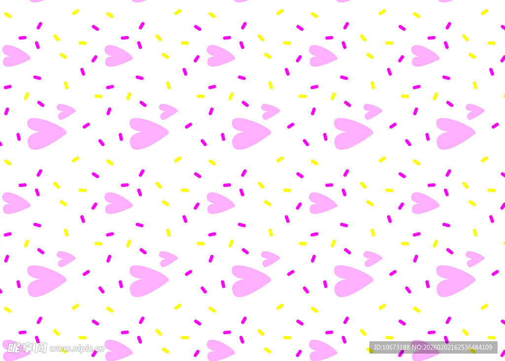 粉色爪印梦幻图案背景