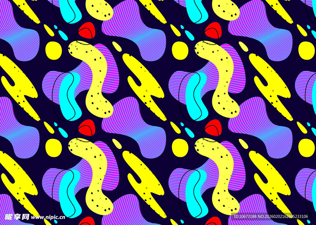 多彩几何图案抽象背景