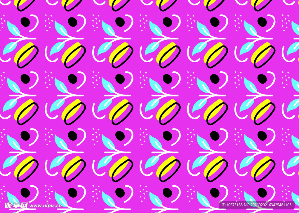 紫色背景卡通眼镜图案