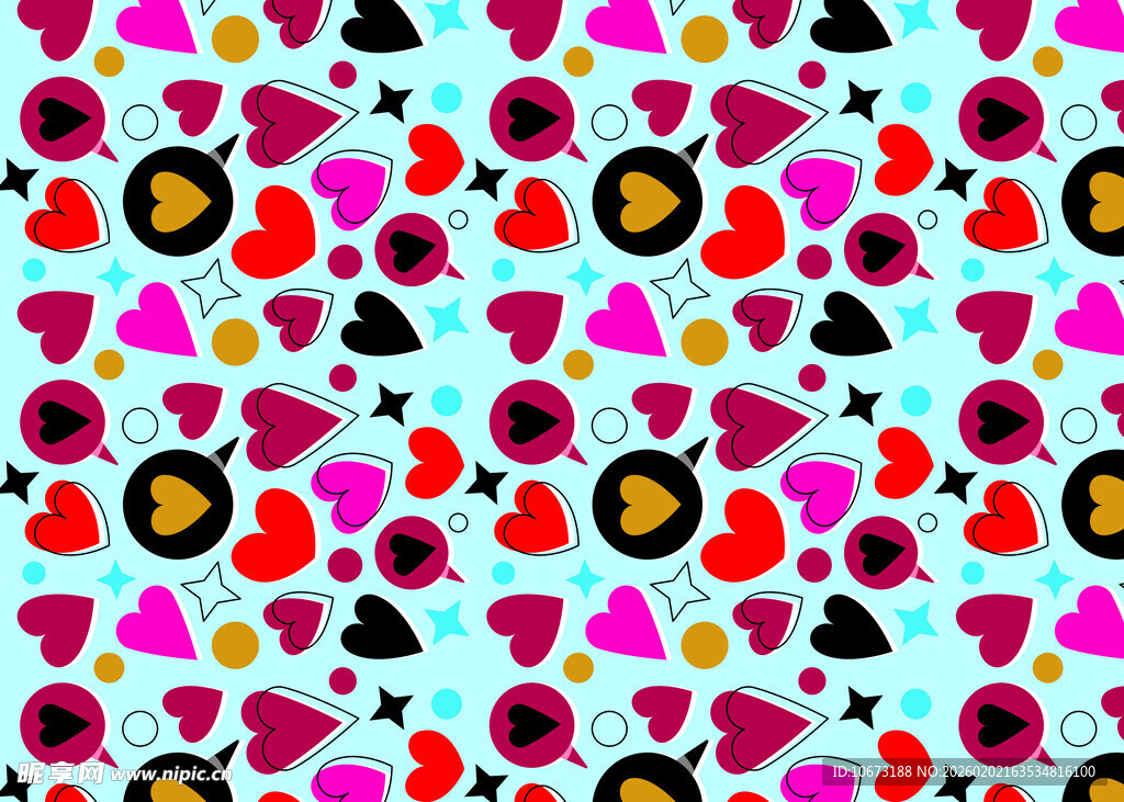 多彩几何图案背景纹理