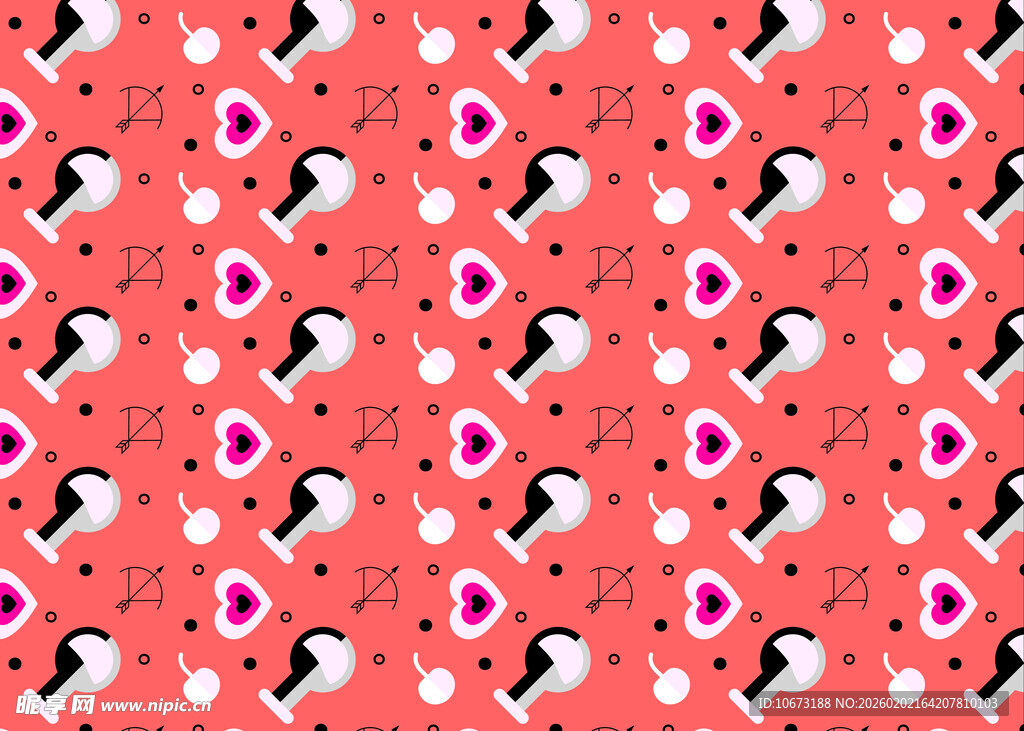 粉色几何图案背景纹理