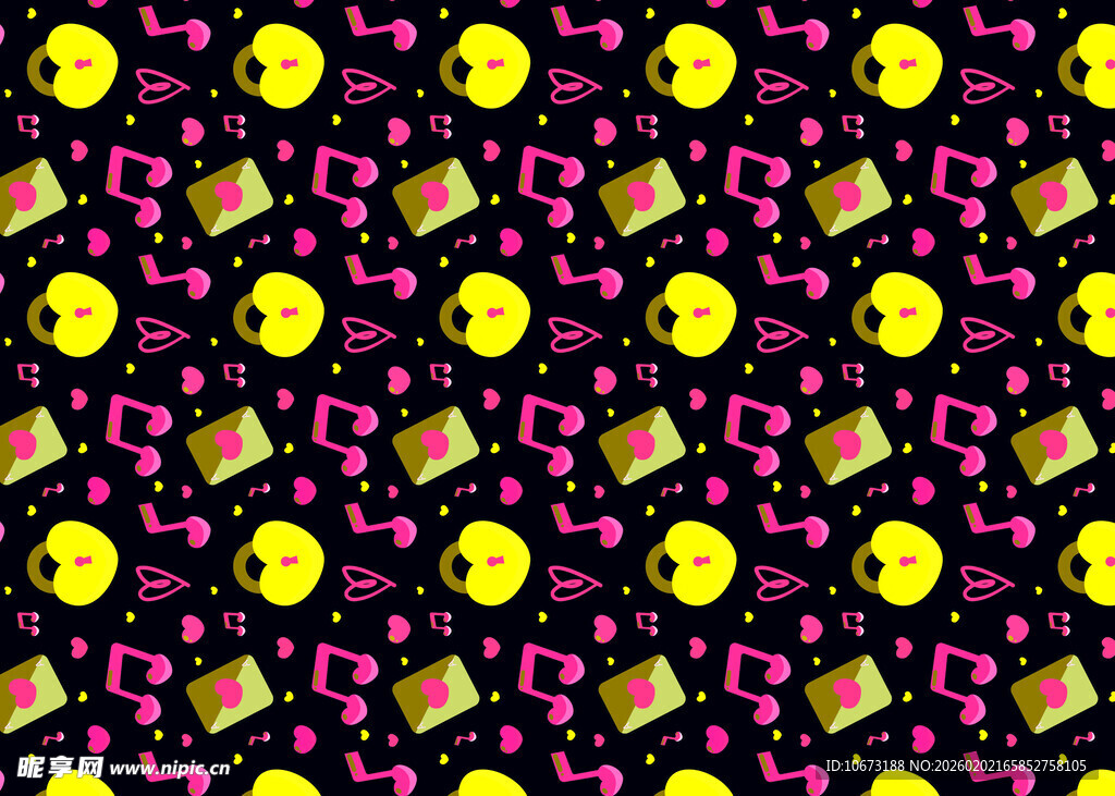 多彩笑脸图案背景