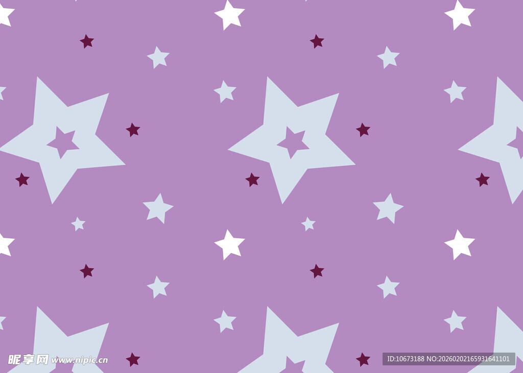 紫色星星图案背景