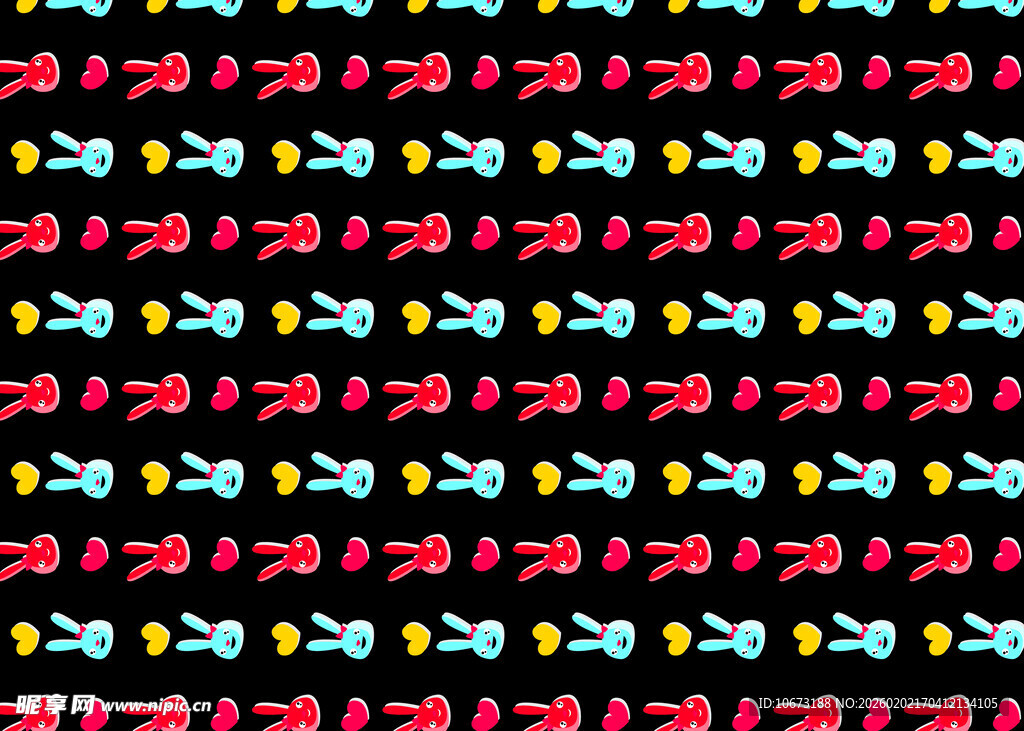 多彩飞机图案无缝背景