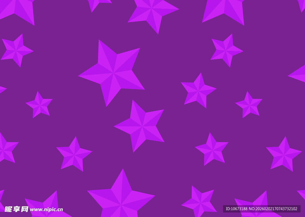 紫色星星图案背景