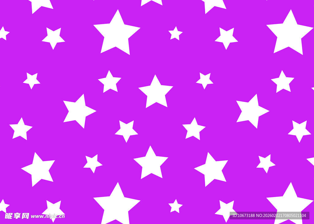 紫色背景星星图案
