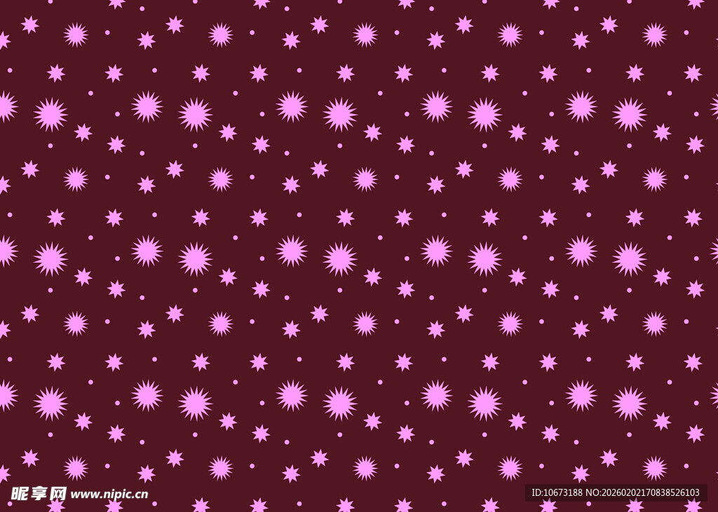 深紫底粉色圆点纹理图案