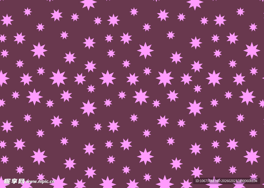 紫色星星图案背景
