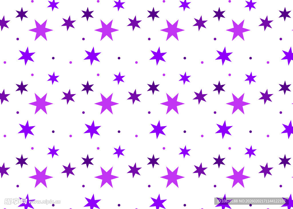 紫色星星图案背景
