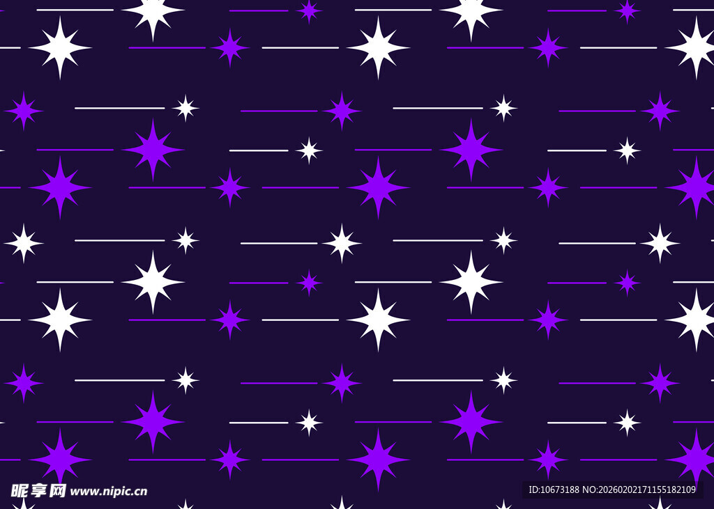 紫色星空星星图案背景
