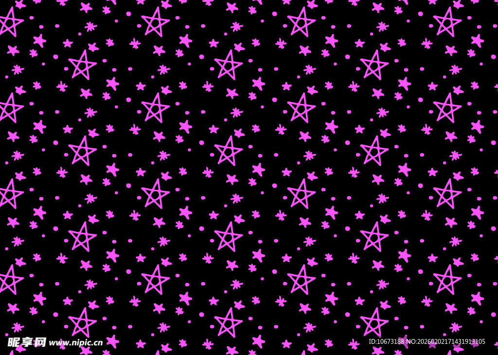 紫色星星图案背景